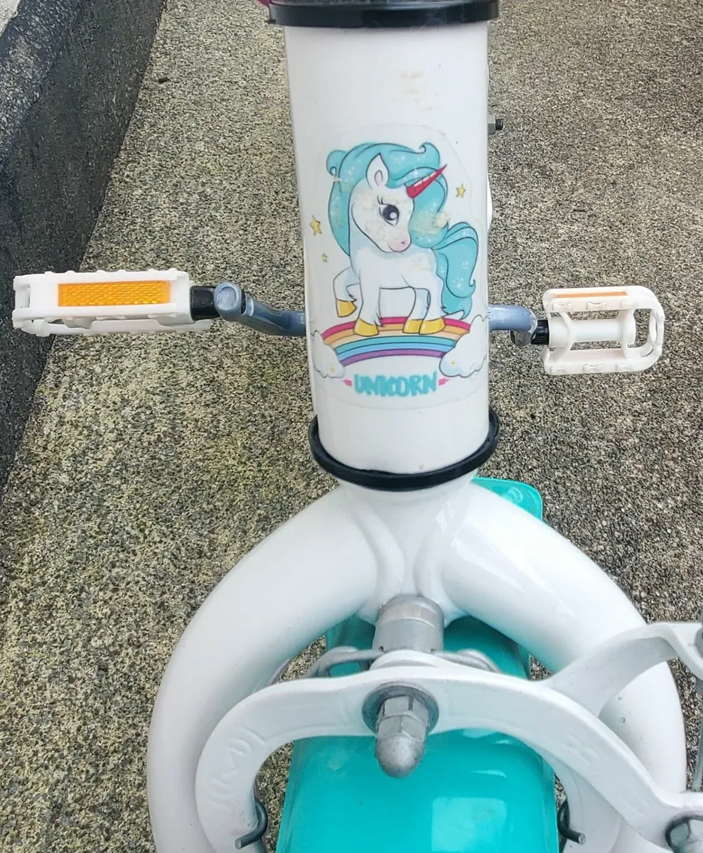 Childs Bike Unicorn 14inch wheels - Image 2