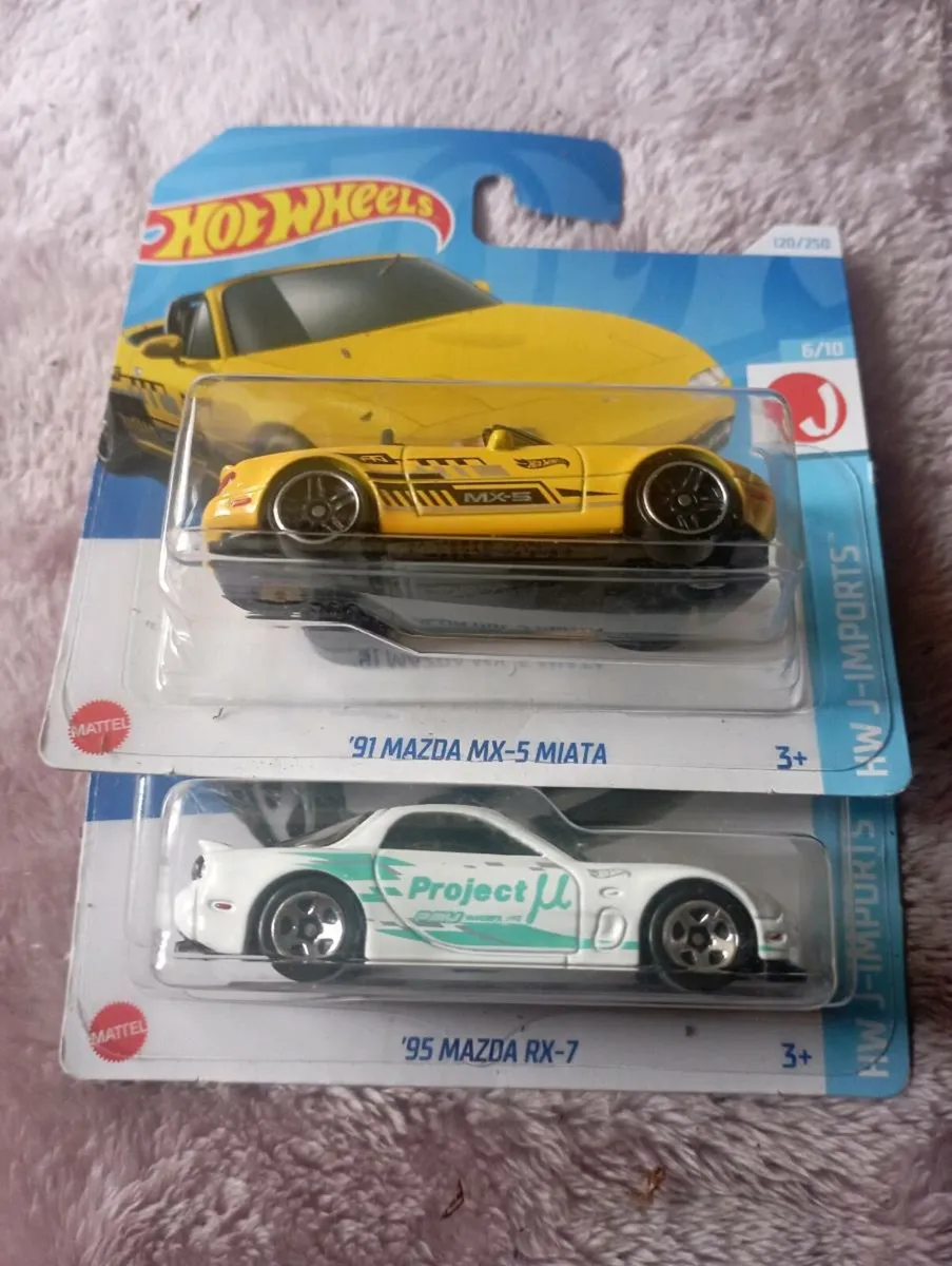 HOT WHEELS BY MATTLE  DIE-CAST MAZDA CARS - Image 1