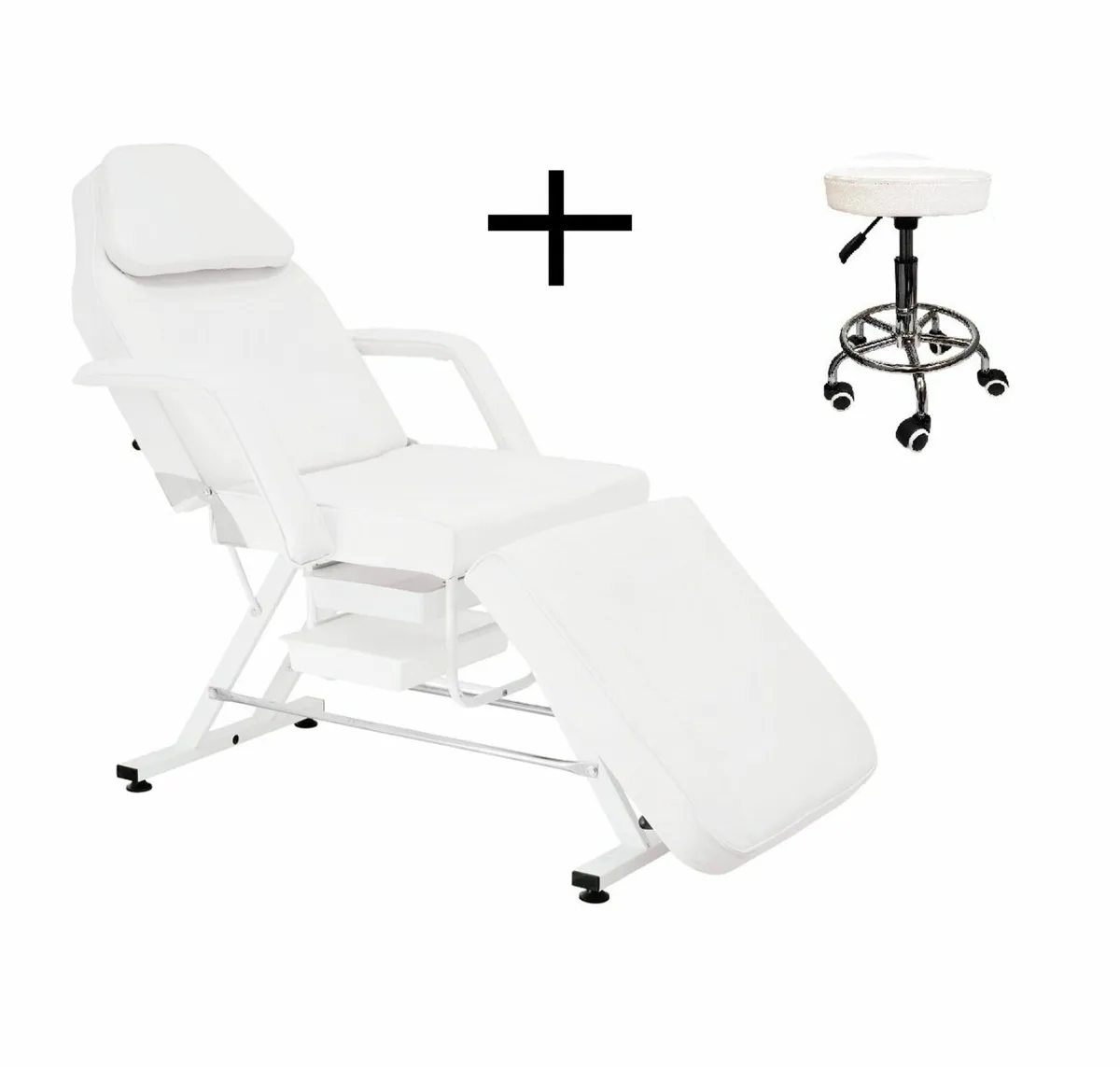 Beauty Bed With Drawers plus trolley/shelf - Image 2