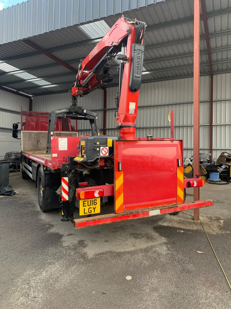 June 2016 DAF LF 55 220 with Fassi Crane - Image 3