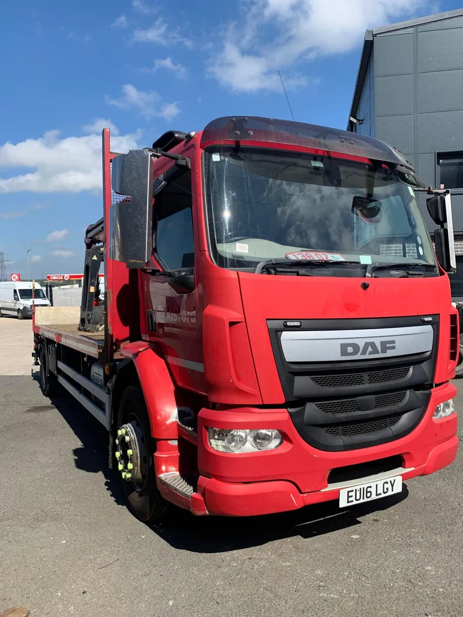 June 2016 DAF LF 55 220 with Fassi Crane - Image 2