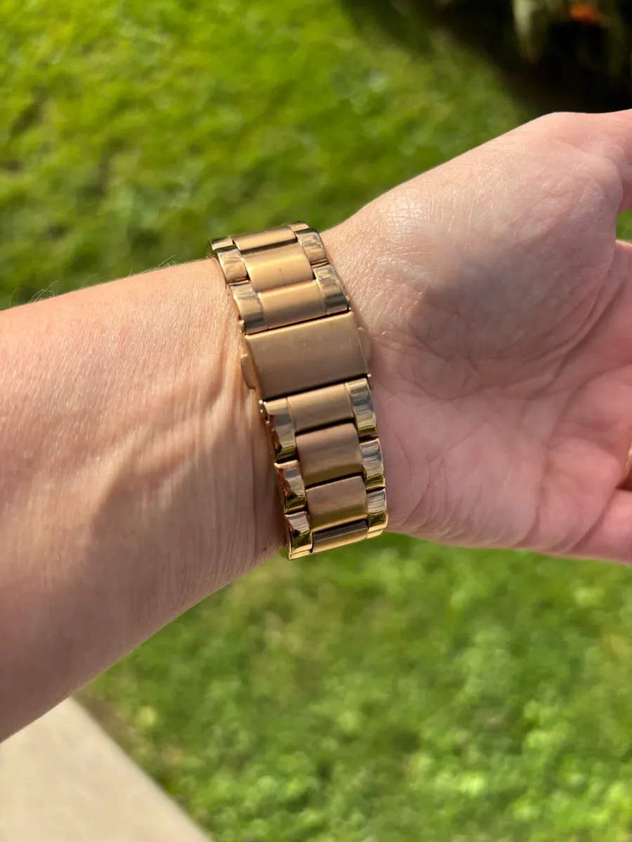 Rose gold watch - women - Image 4