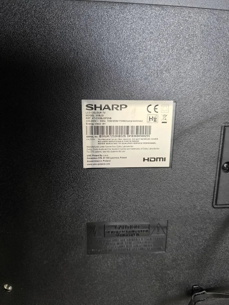 Sharp 50" 4K - Image 2