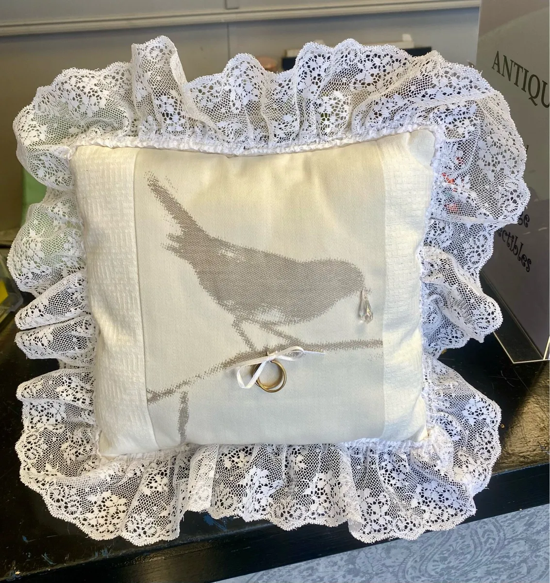 Handmade Ring Bearer’s Pillow - Image 1