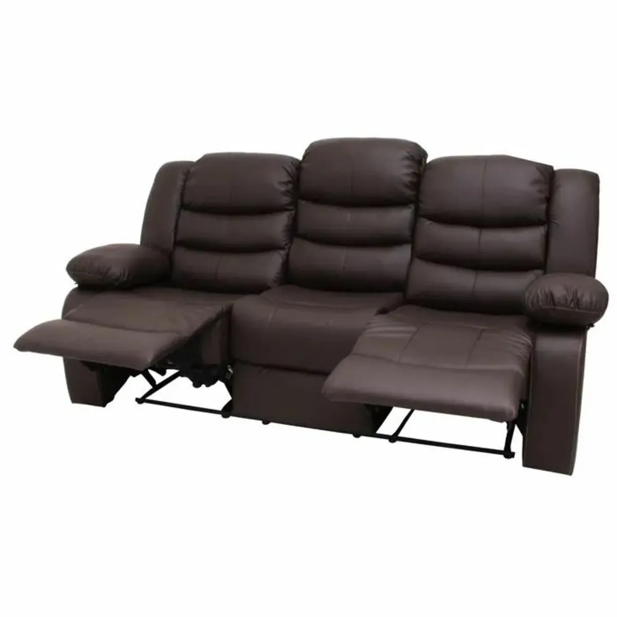 3 Seater PU Leather Recliner Sofa , Waterproof. - Image 2