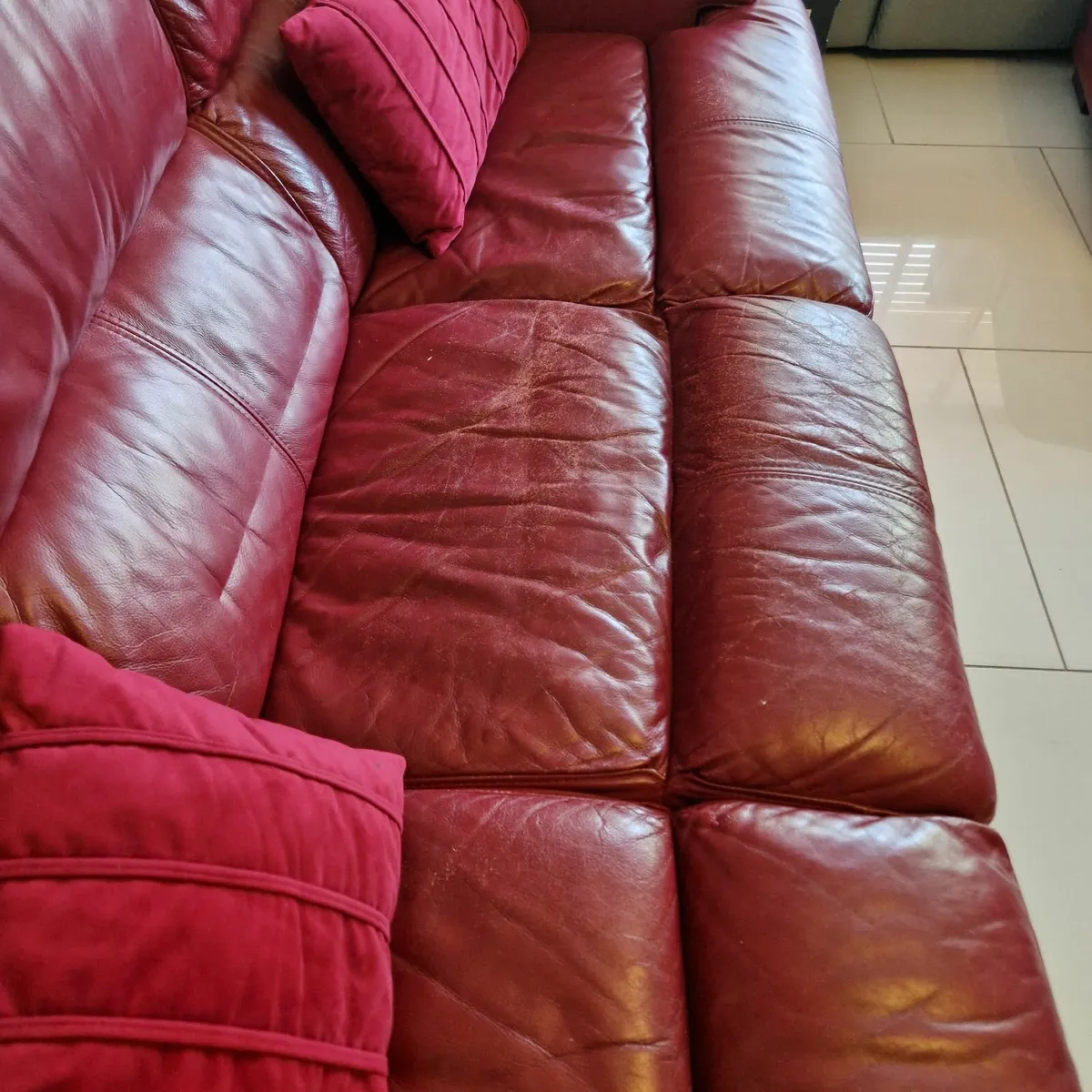 Free leather sofa - Image 4