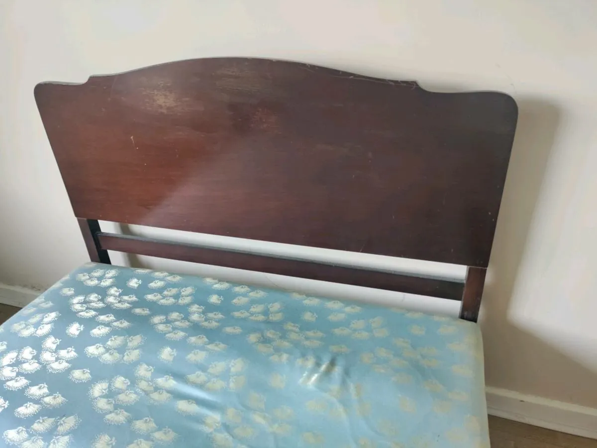 Hardwood Double Bed - Image 2