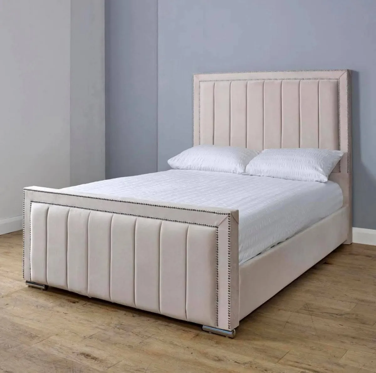 New Double/King Size Bed Frame With Mattress - Image 1