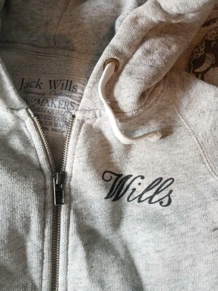 Ladies jack wills grey hoody size 8_10 - Image 3
