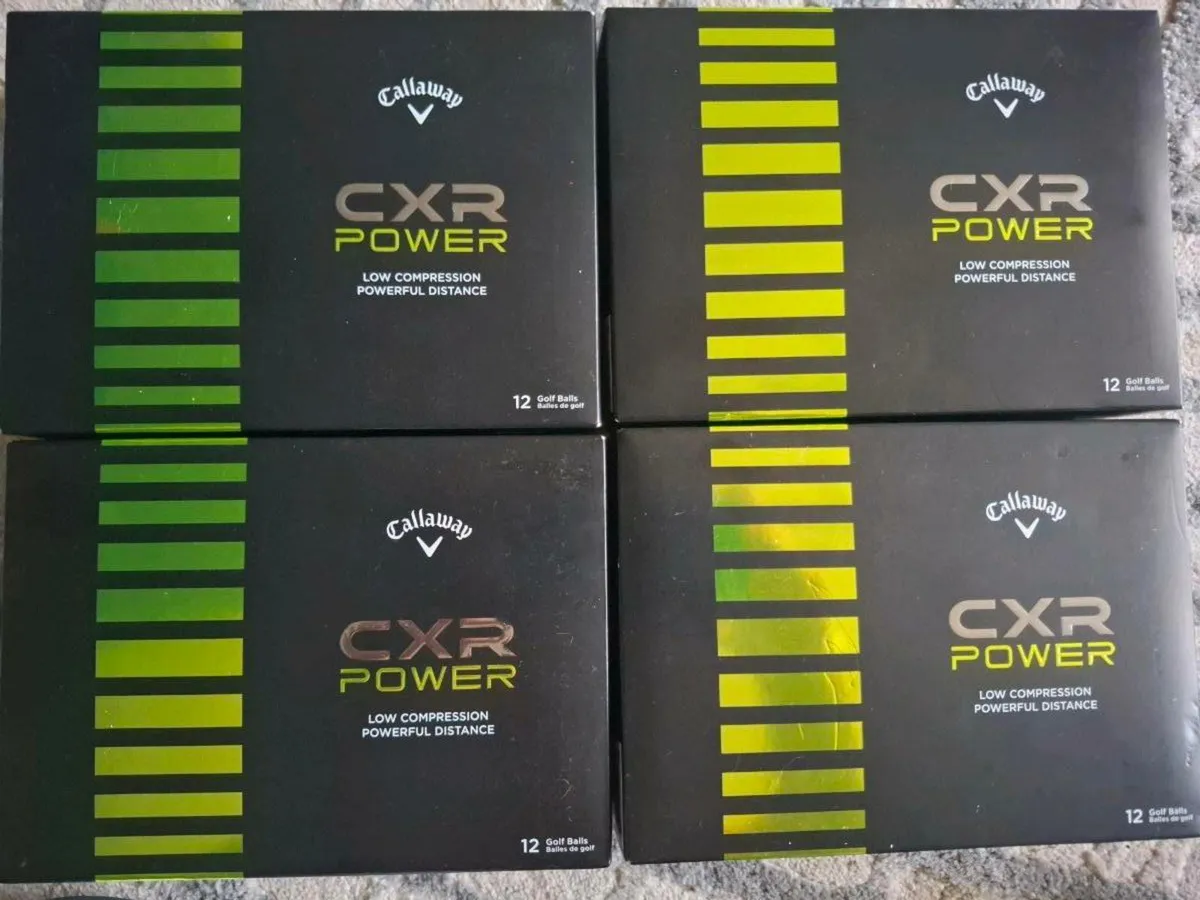 4 DOZEN CALLAWAY CXR POWER