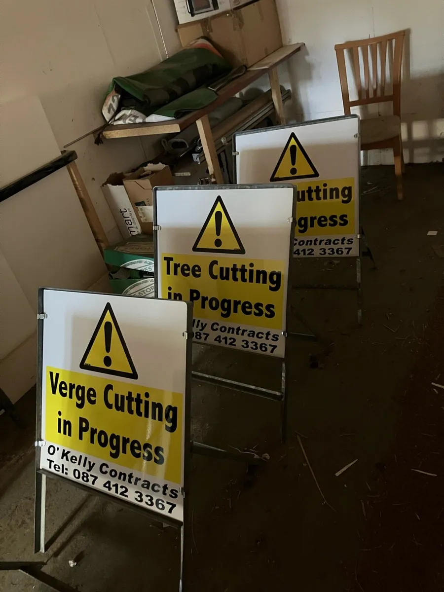 Hedge cutting signs for sale - Image 2
