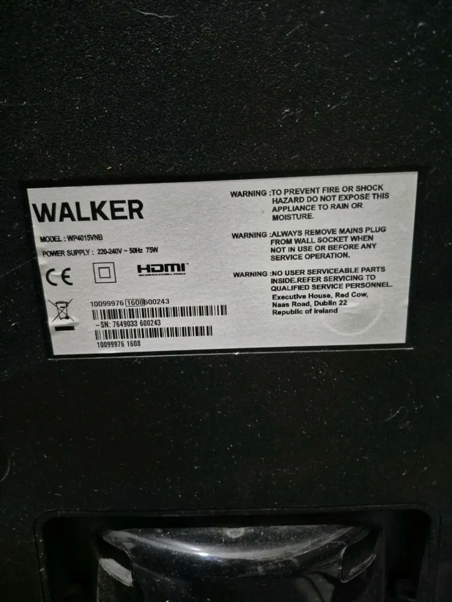 40" Walker T.V. - Image 2