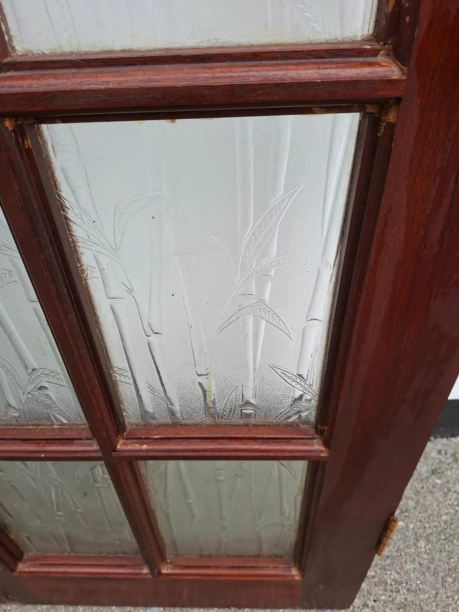 Solid Mahogany double doors - Image 3