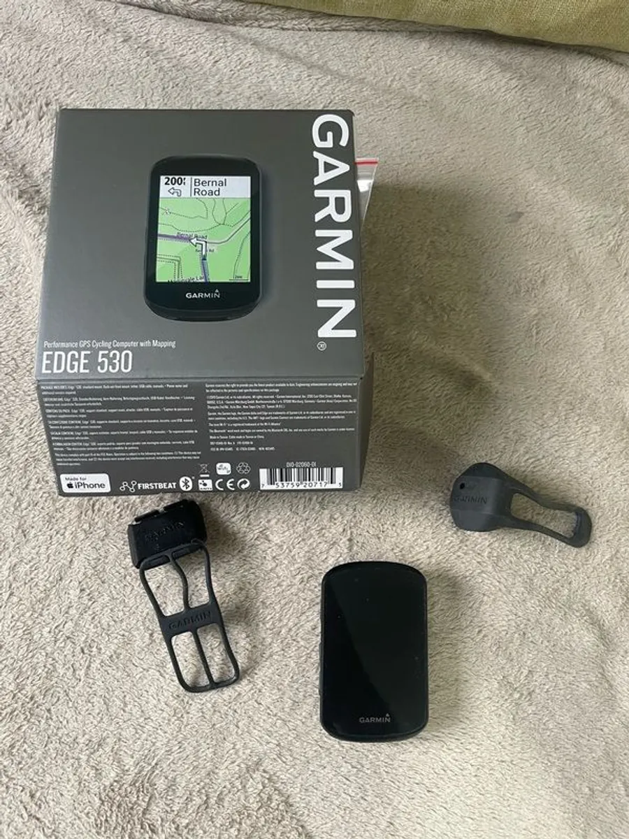 Garmin Edge 530 & Speed and Cadence Senso - Image 1