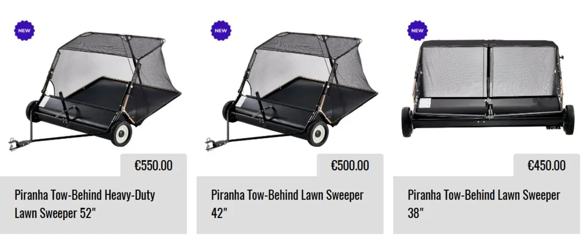 PIRANHA Towed Lawn Sweepers Delivered - Image 2
