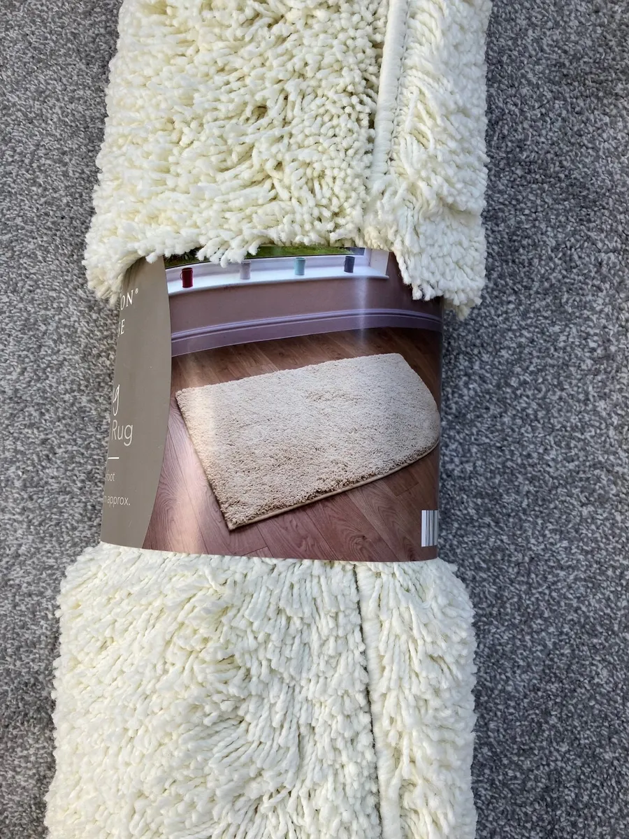 Cream Shaggy Rug - Brand New - €10 - Image 4