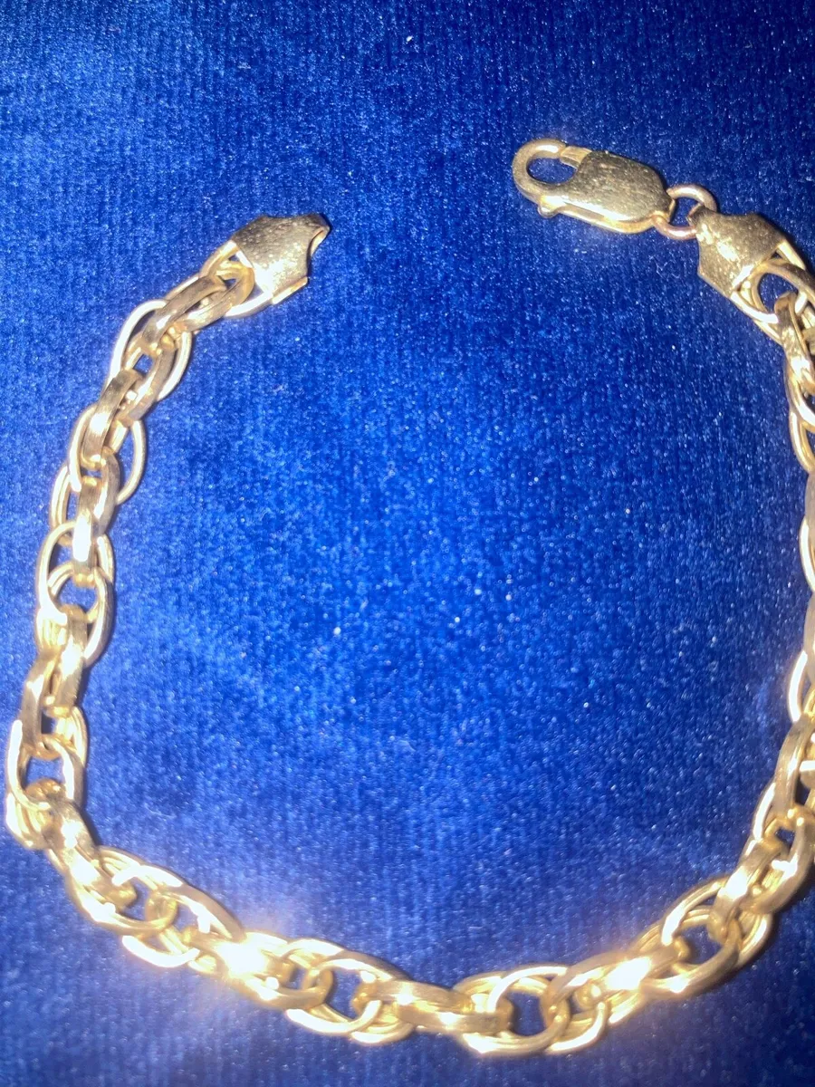 9ct gold bracelet 7 gram - Image 1