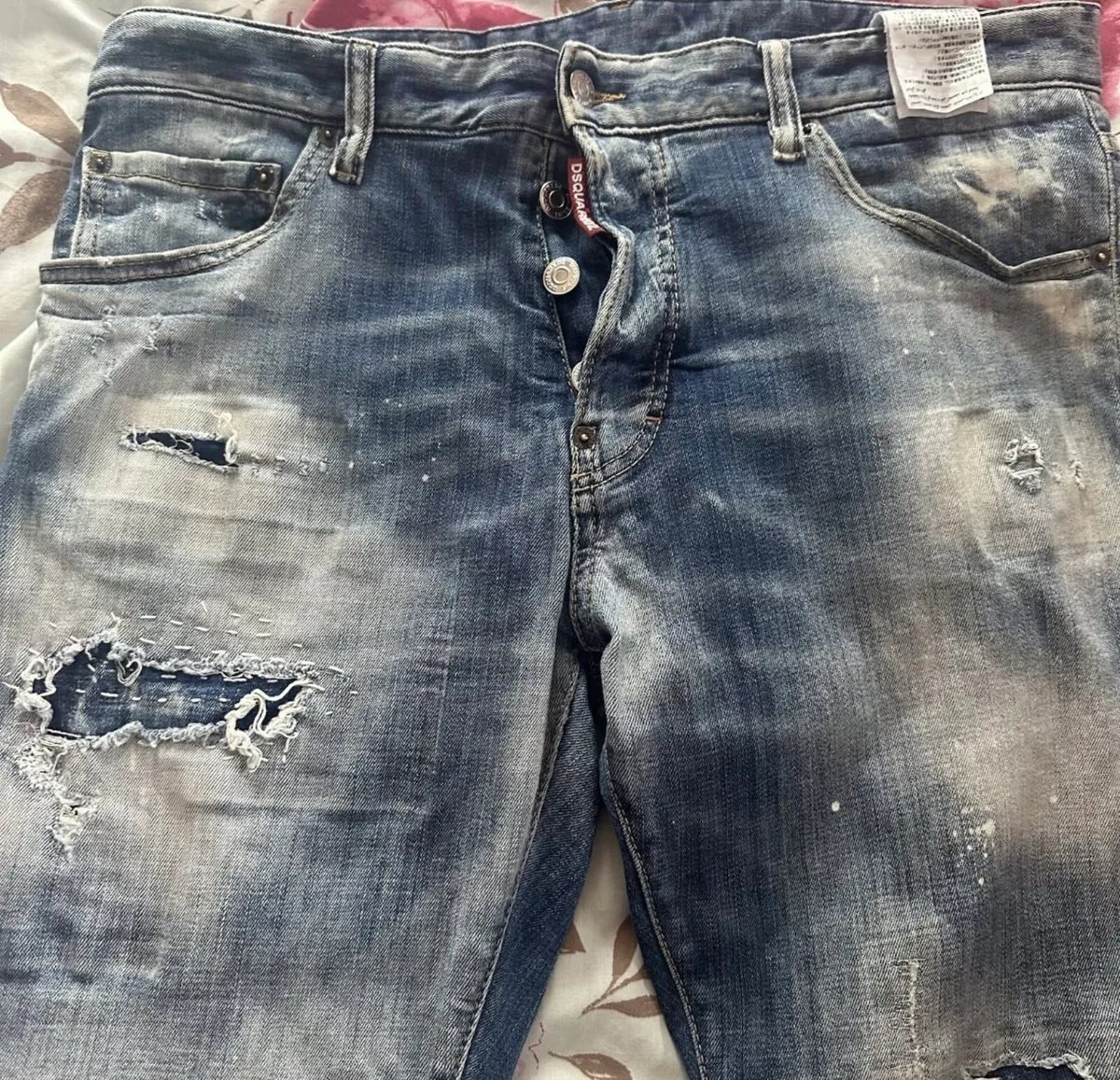 Dsquared 2 designer distressed jeans - Image 2