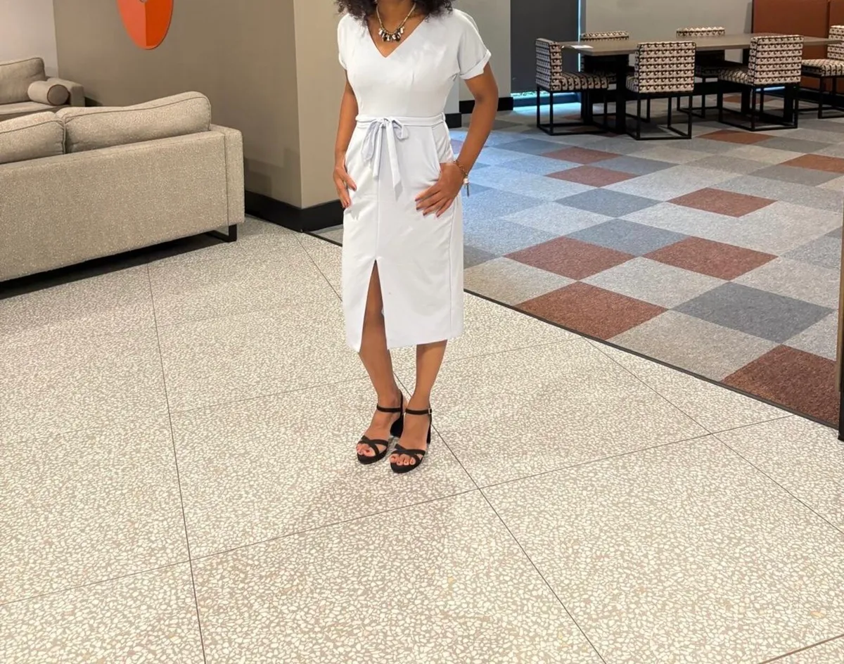 woman midi dress - Image 1