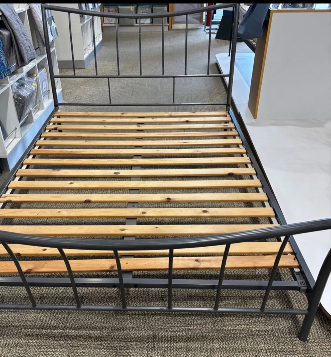 Brand New Stunning Grey 4 Ft 6” Metal Double Bed
