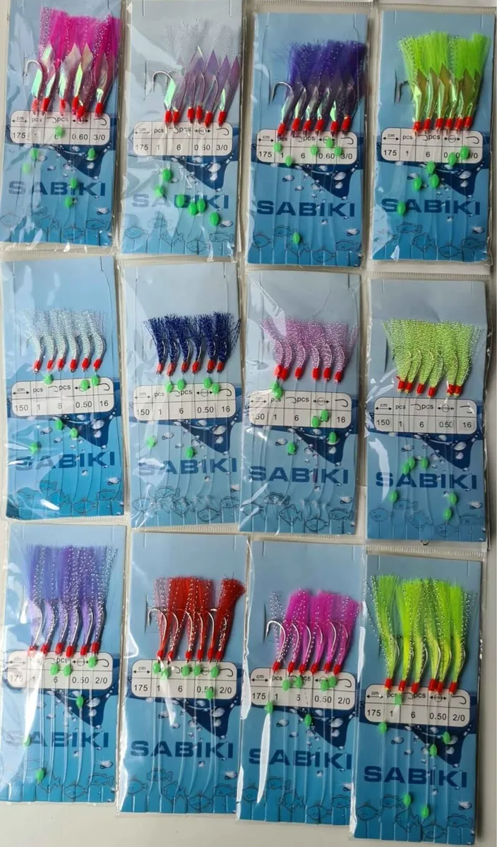 Sea fishing feather rigs