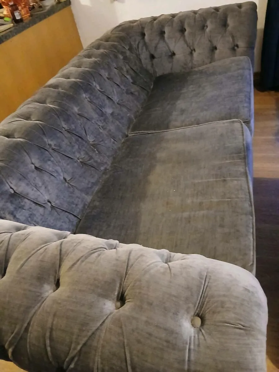 2 couches and 1 foot stool - Image 1