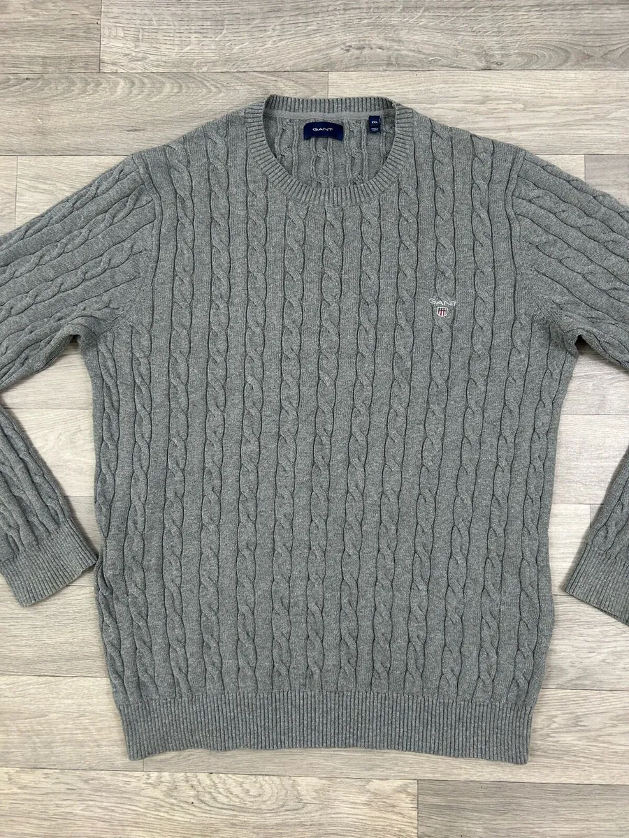 Gant Cotton Cable Knit Jumper Mens XXL - Image 2