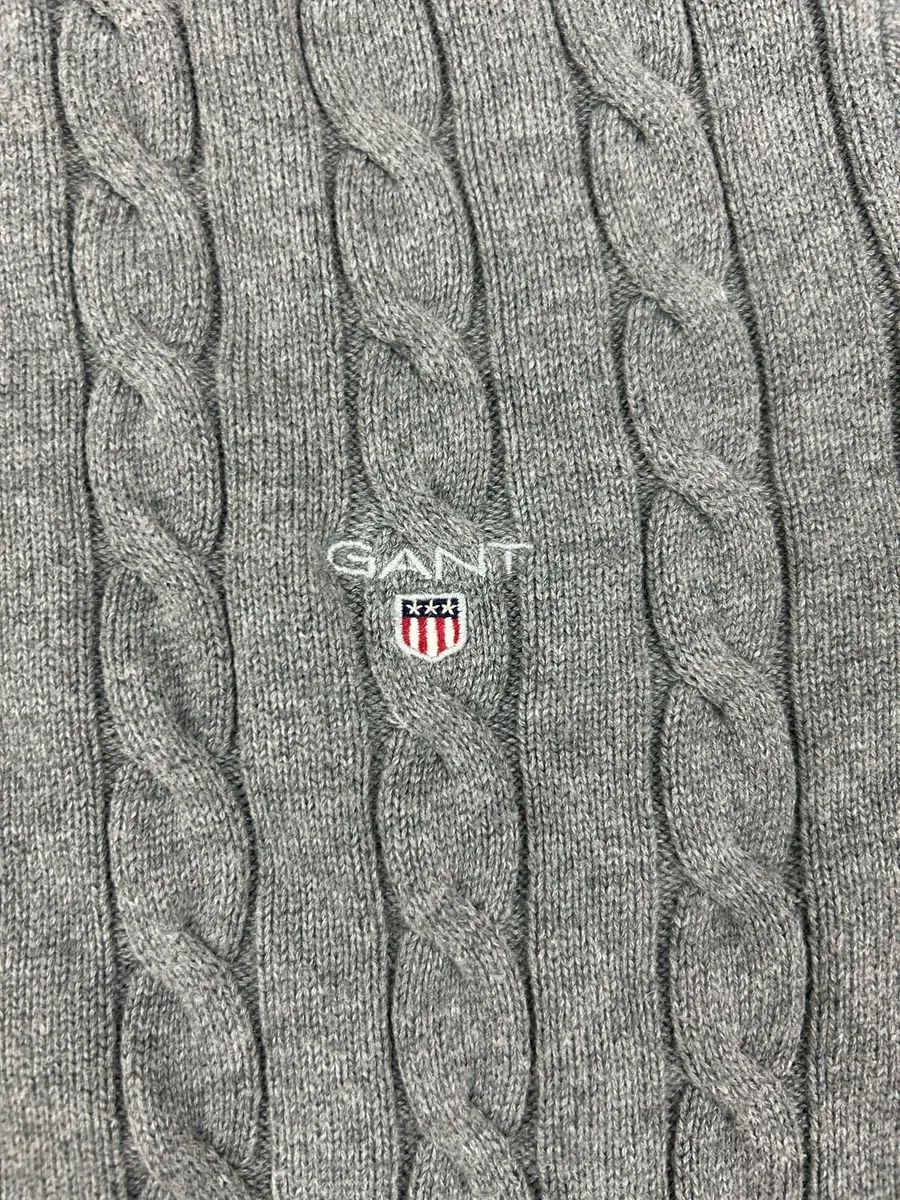 Gant Cotton Cable Knit Jumper Mens XXL - Image 3