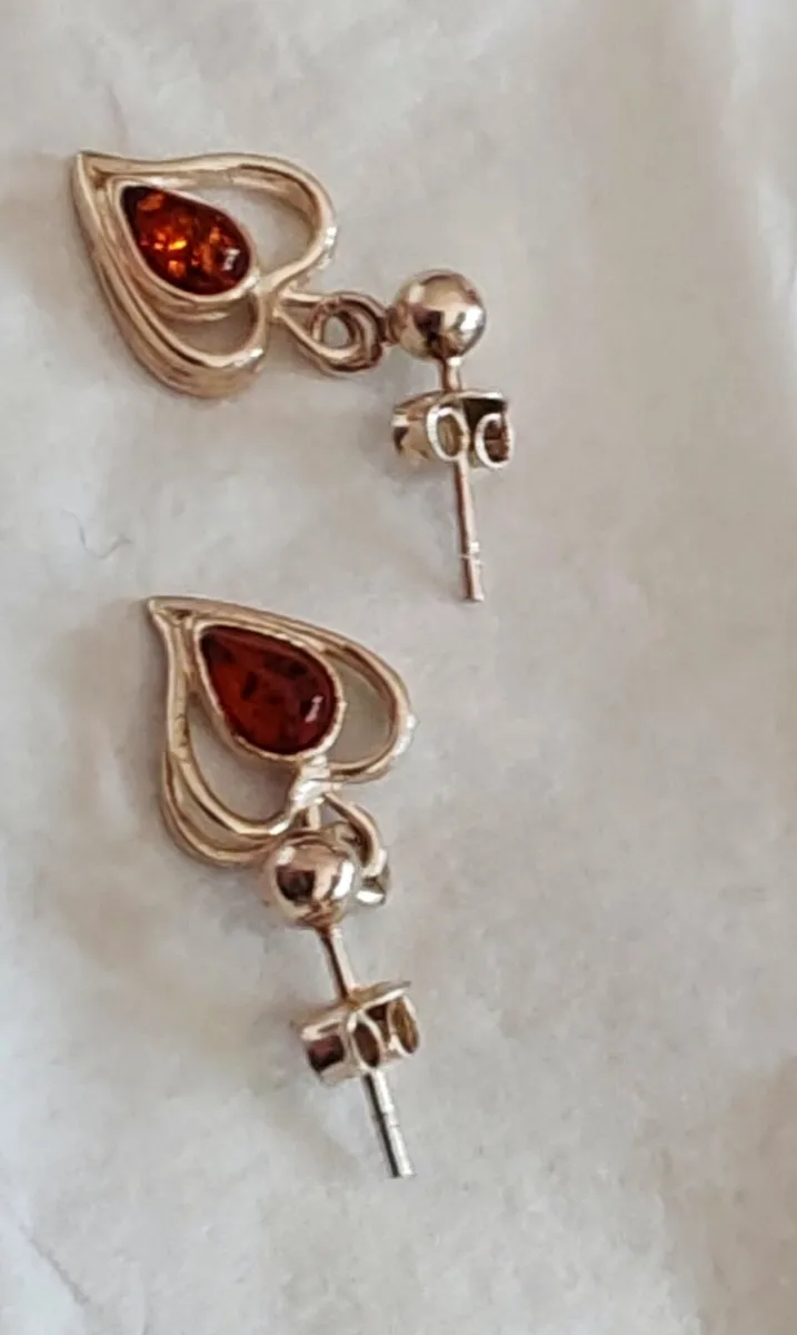Sterling silver earrings - Image 4