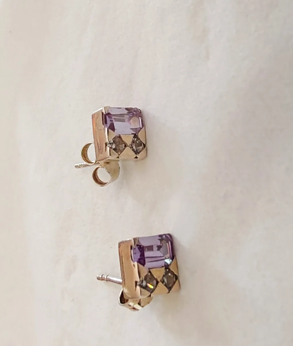 Sterling silver earrings - Image 1