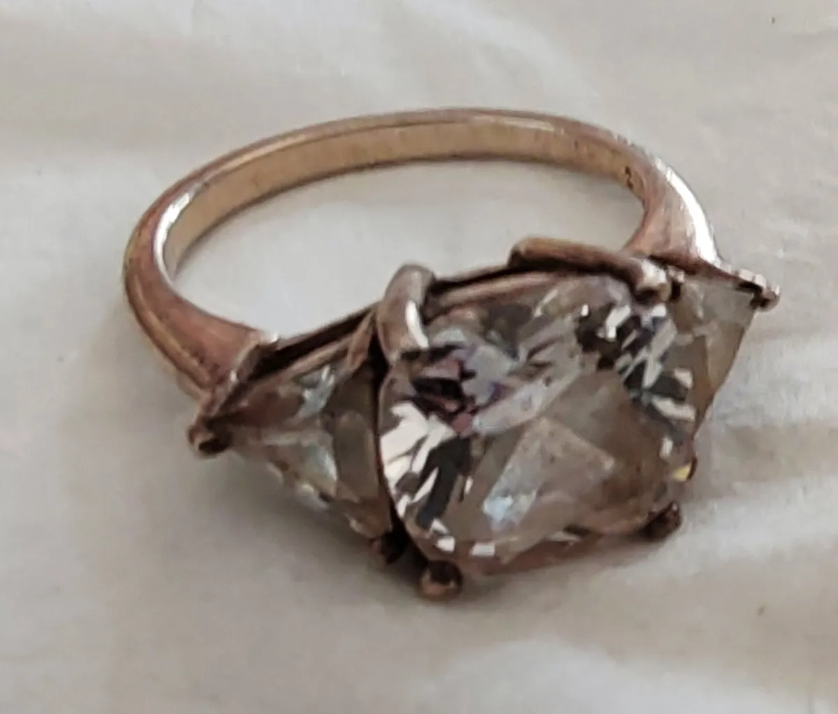 Sterling silver ring - Image 1
