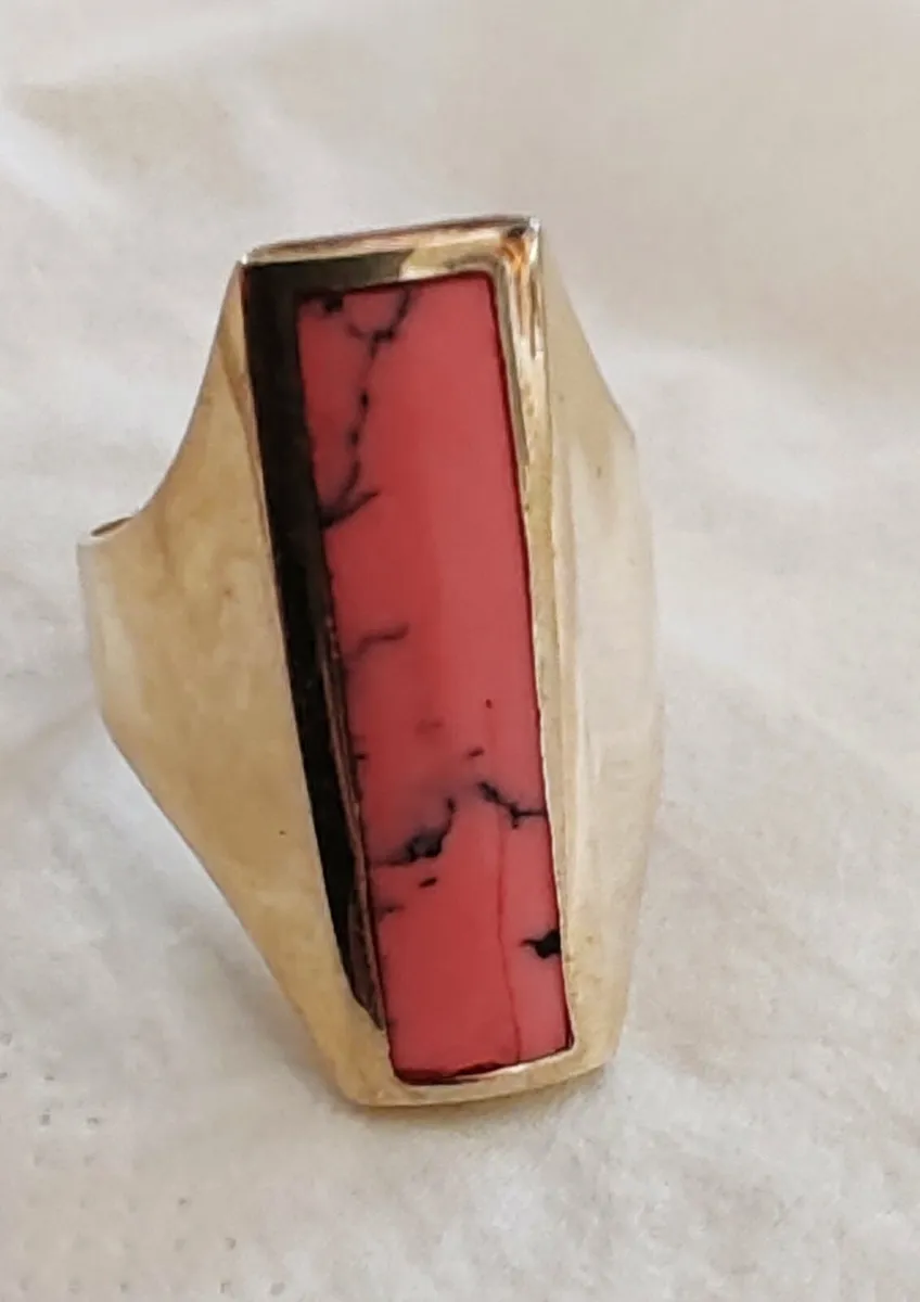 Sterling silver ring - Image 1