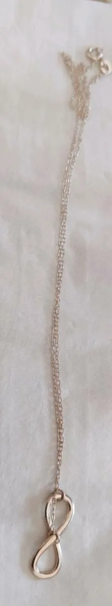 Sterling silver infinity pendant - Image 2
