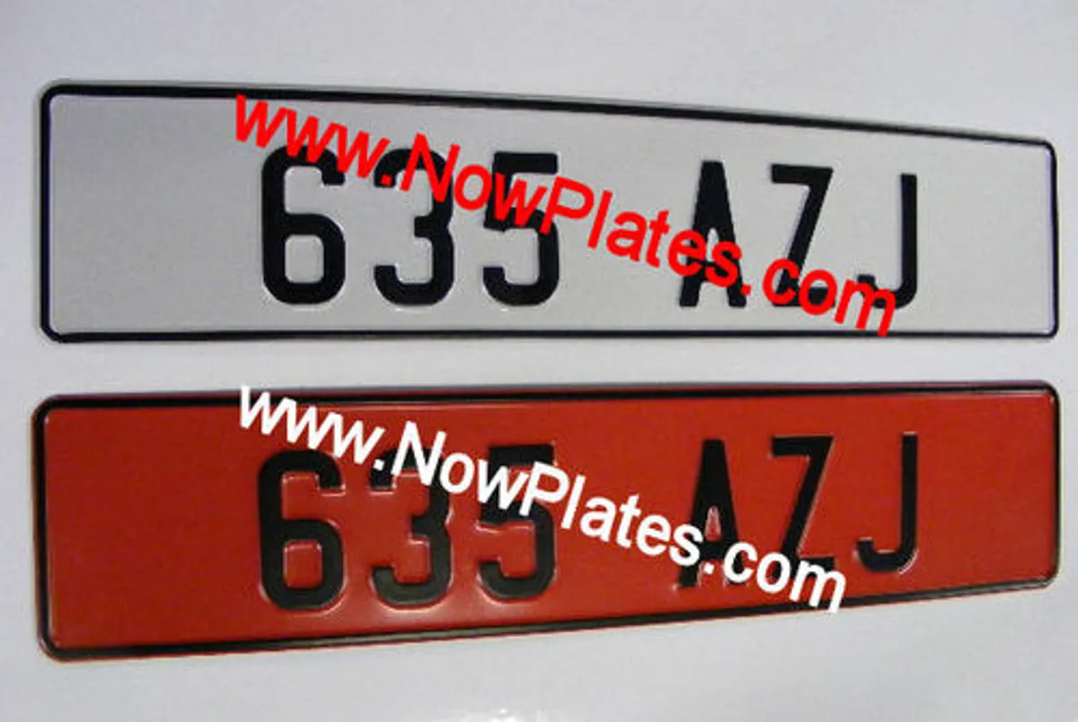 Vintage / Classic Number Plates for all types. - Image 2