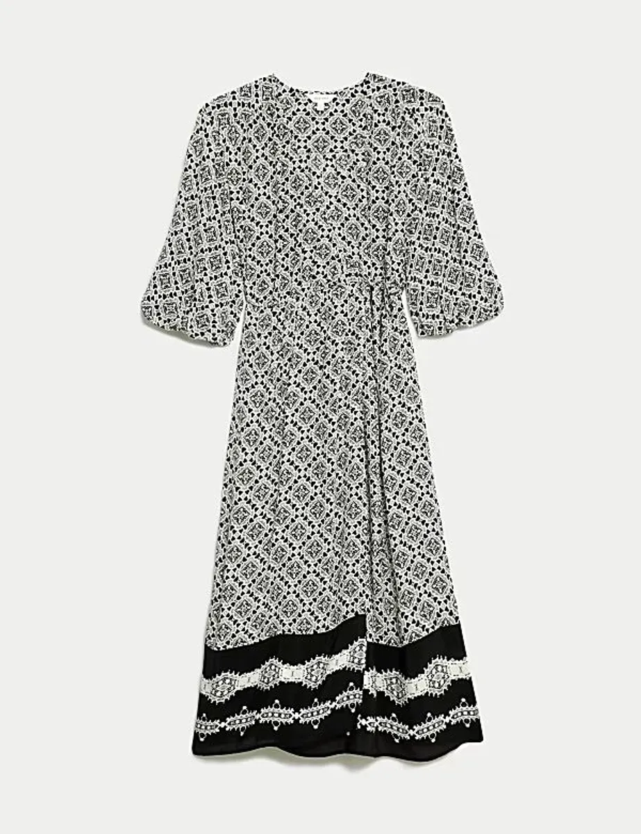 Brand New With Tags Ladies M&s Per Una Wrap Dress: Size 10 - Image 2