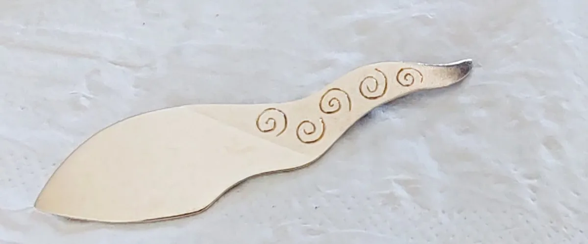 Sterling silver Celtic brooch - Image 1