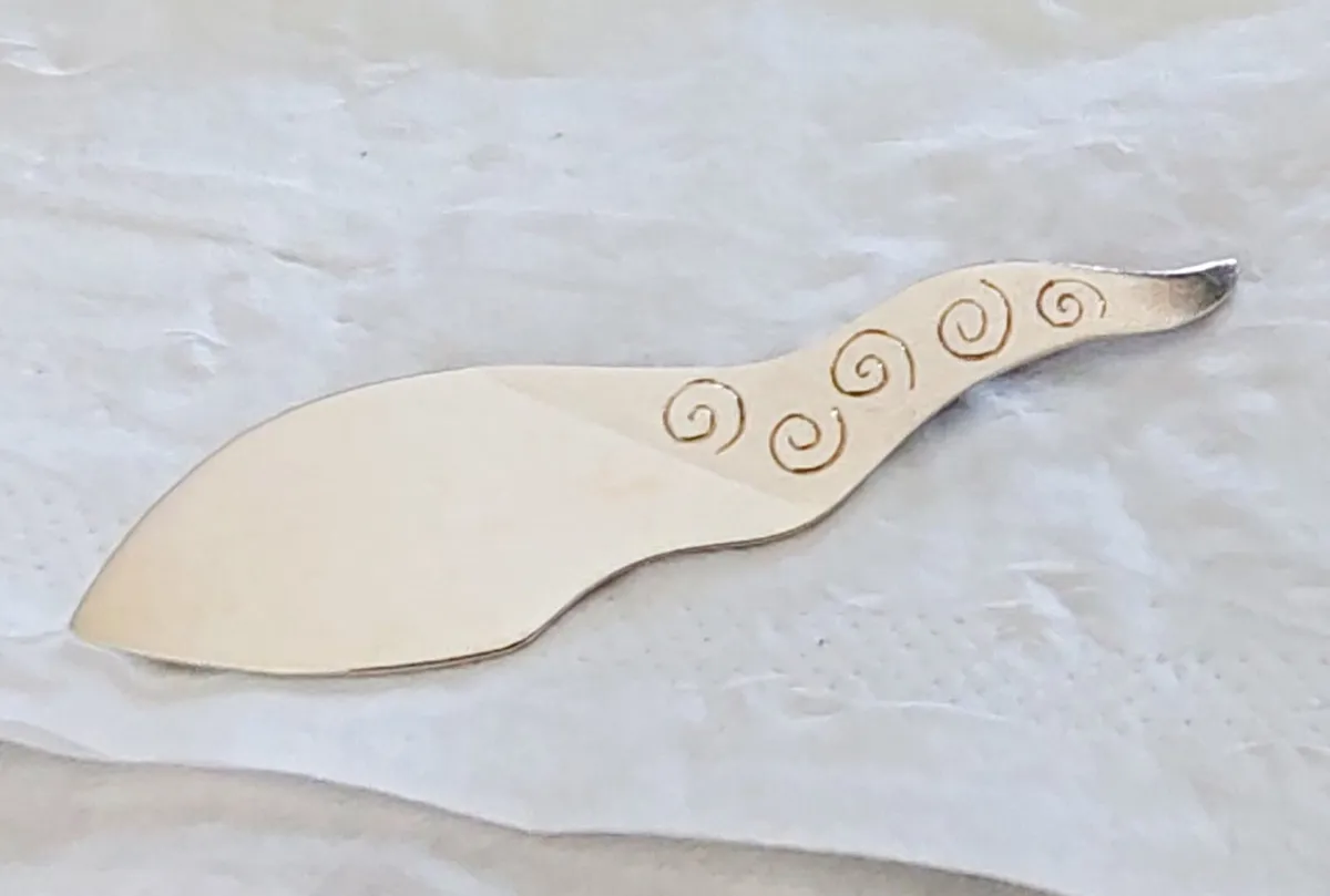 Sterling silver Celtic brooch - Image 4