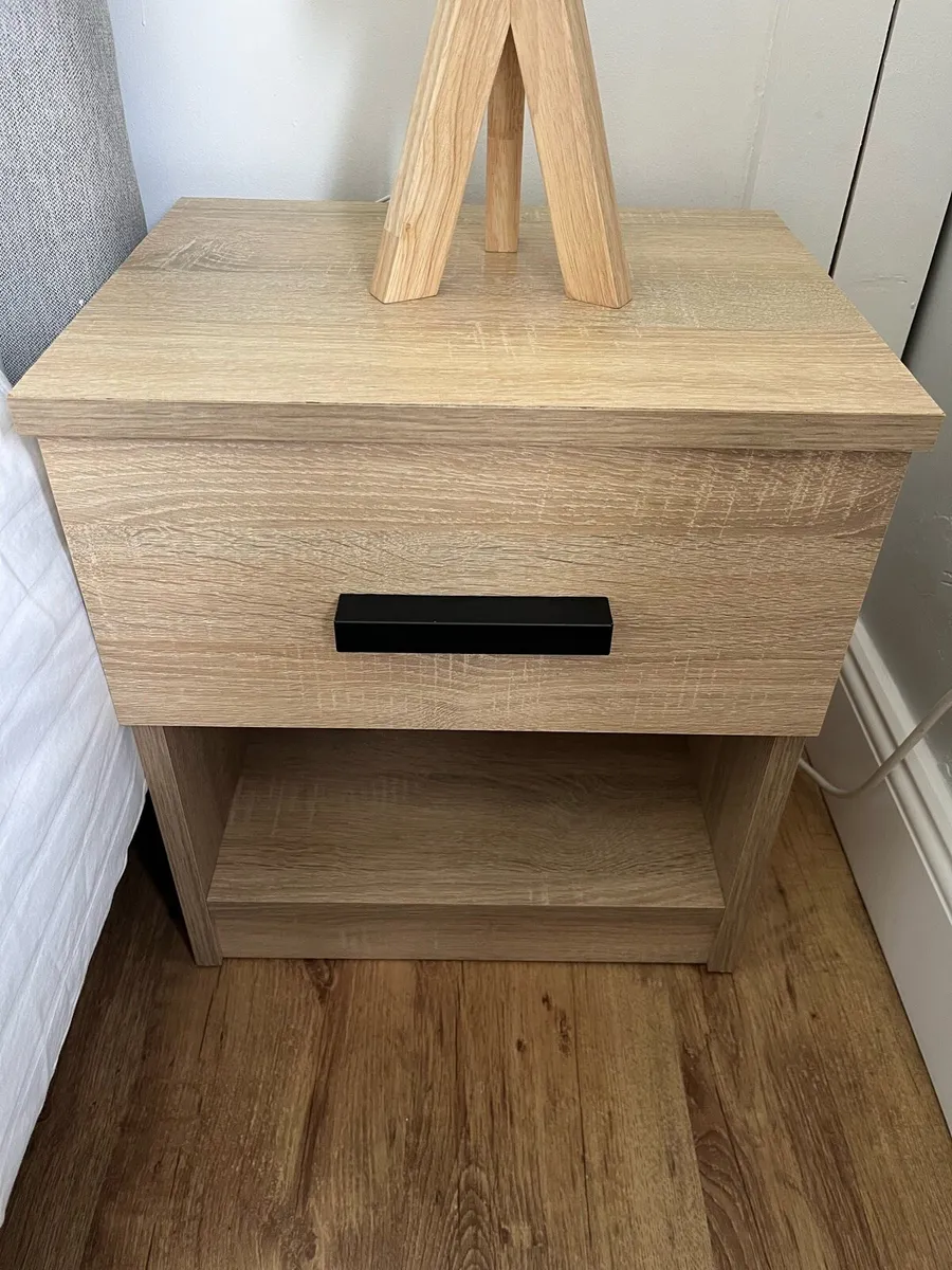 2 JYSK bedside lockers - Image 1