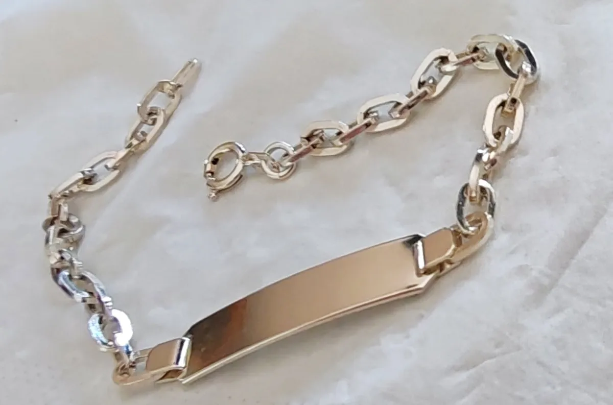 Retro sterling silver bracelet - Image 2