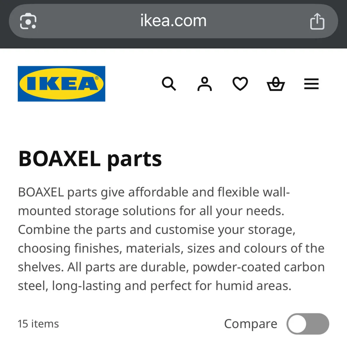 BRAND NEW IKEA Shelf - Boaxel Shelf - Image 2