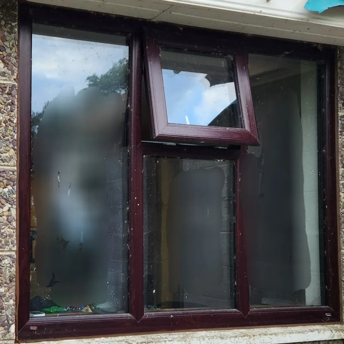 PVC Windows Double Glazed PVC Glass Double Doors w - Image 4
