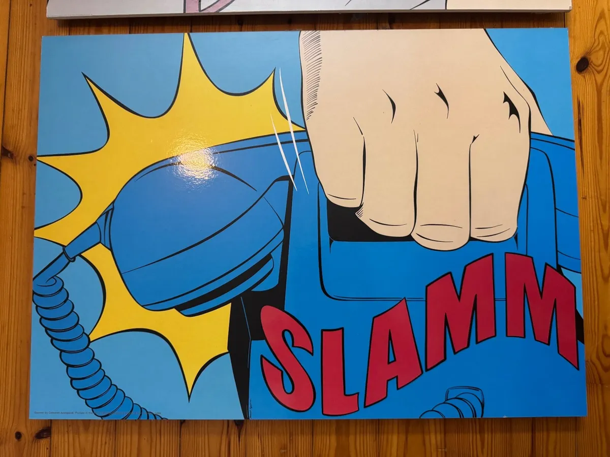 IKEA Pop Art Comic Wall Art – 2 Wooden Art Boards - Image 2