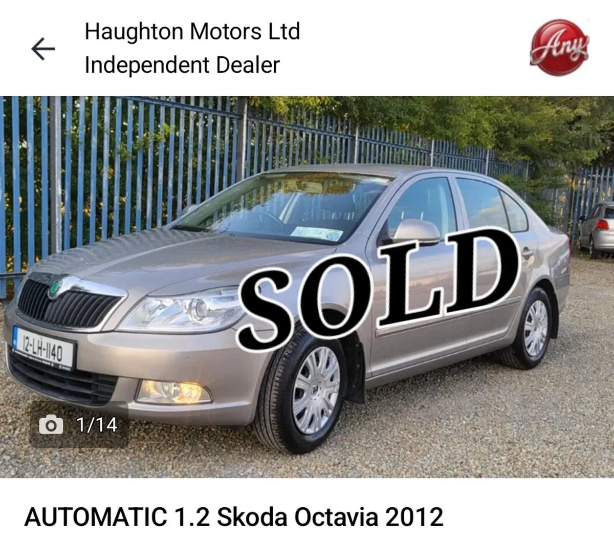 AUTOMATIC 1.2 Skoda Octavia 2012 - Image 1