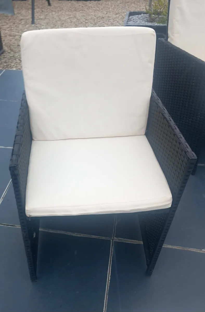 11pc Rattan Cube Garden furniture - Image 4