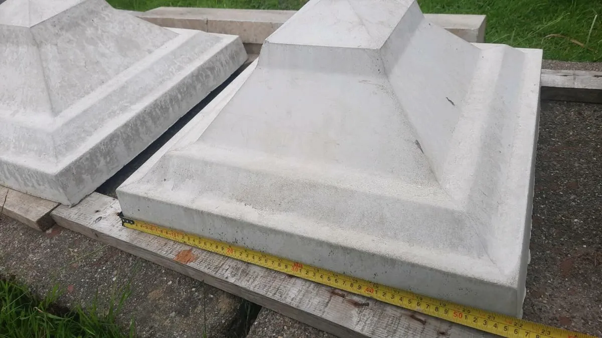 2 Concrete Pier Cap's - Image 1