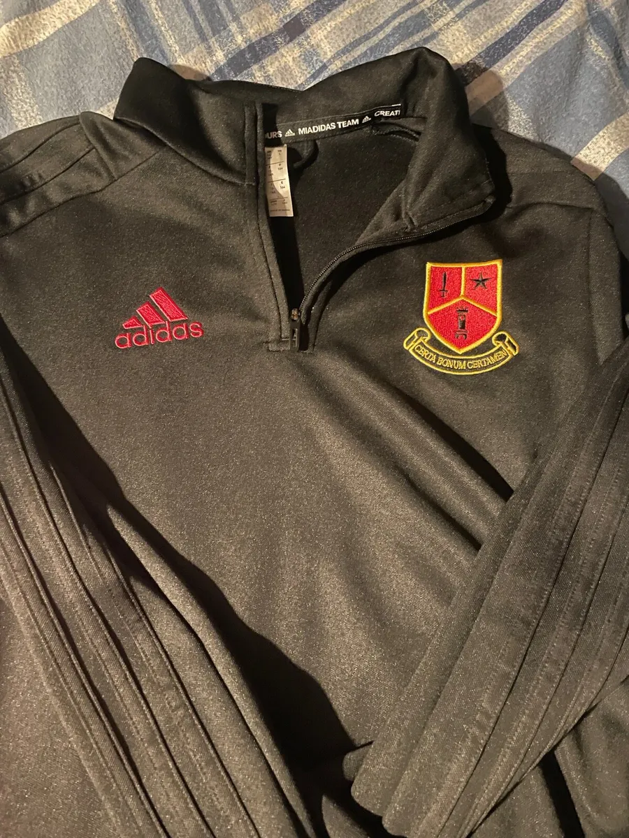 Monkstown School Half zip Adidas - Image 1