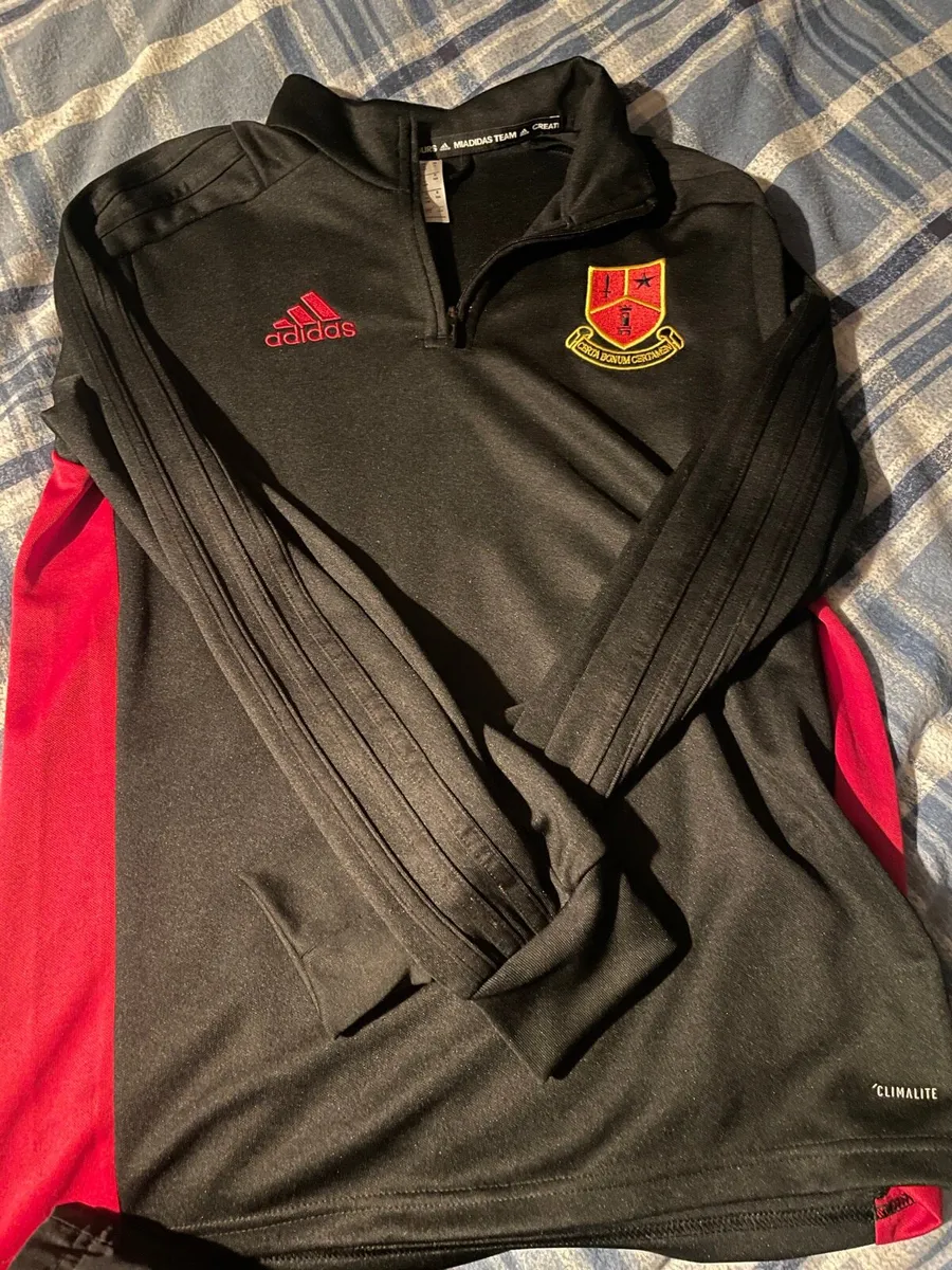 Monkstown School Half zip Adidas - Image 2
