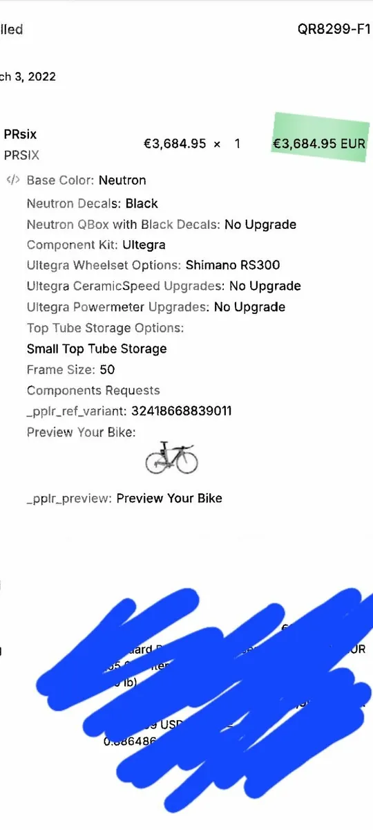 Quintan Roo TT/Tri bike for sale - Image 3