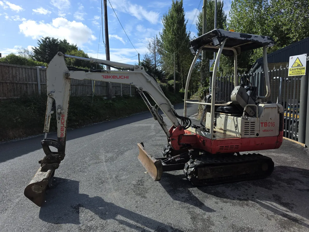Takeuchi tb016 - Image 3