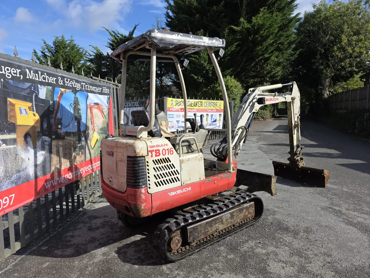Takeuchi tb016 - Image 4